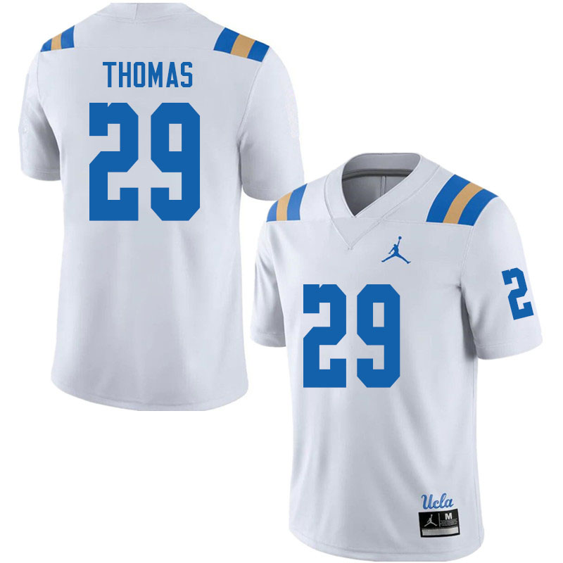 Jordan Brand Men #29 Evan Thomas UCLA Bruins College Football Jerseys Sale-White